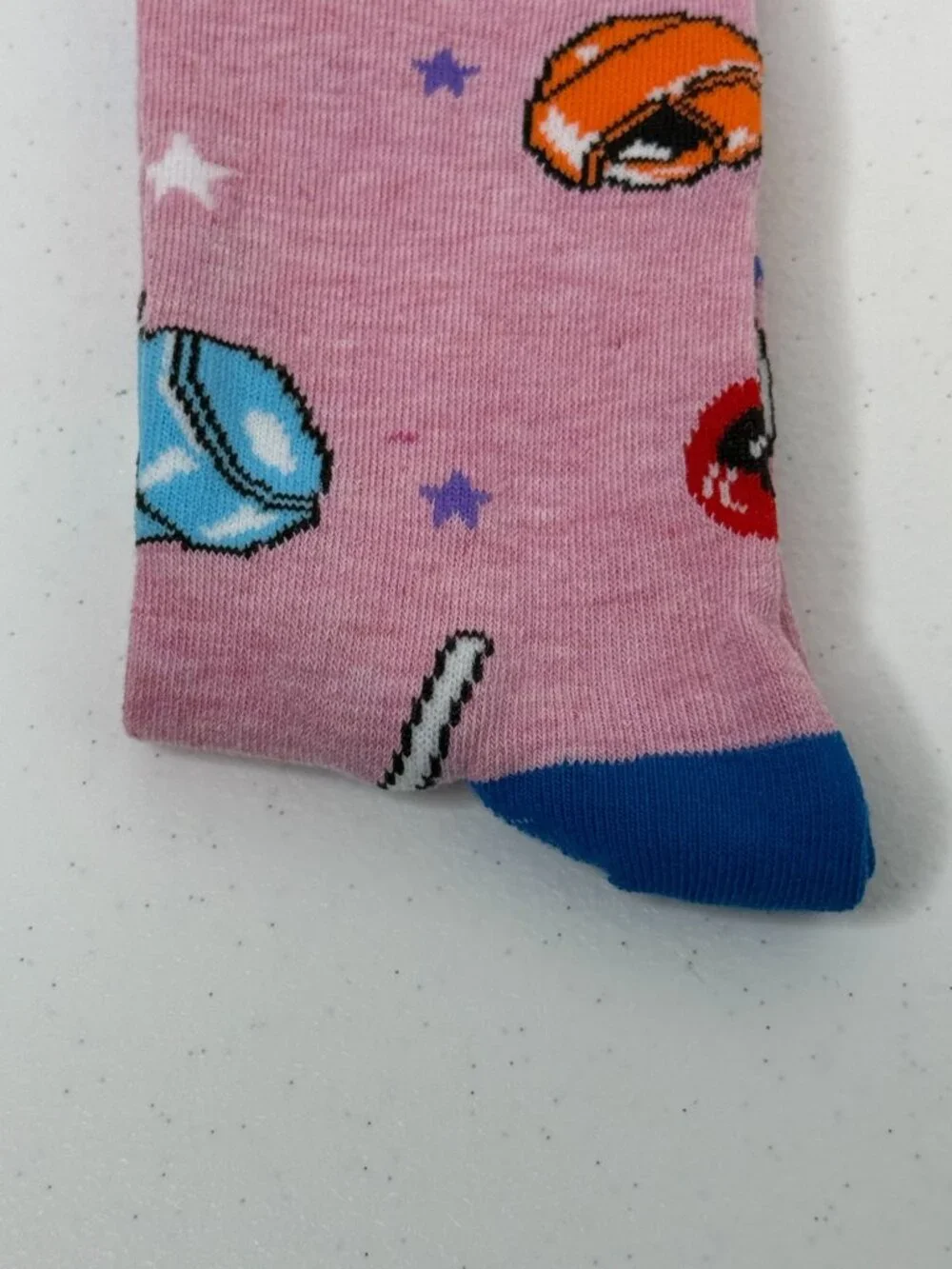Tootsie Pop Drops and Roll Crew Socks Pink One Size